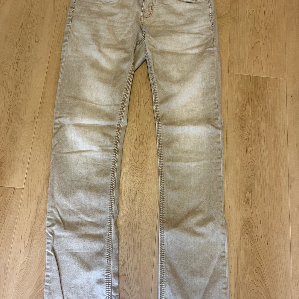 Men's Beige Jeans